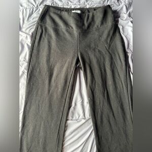 Garage fit and flare fleece pants